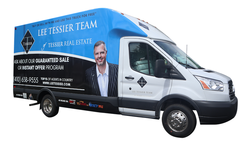 Lee Tessier Team moving truck available for free when you buy or sell